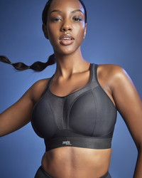 Panache Sport Boundless biustonosz bez fiszbin - czarny