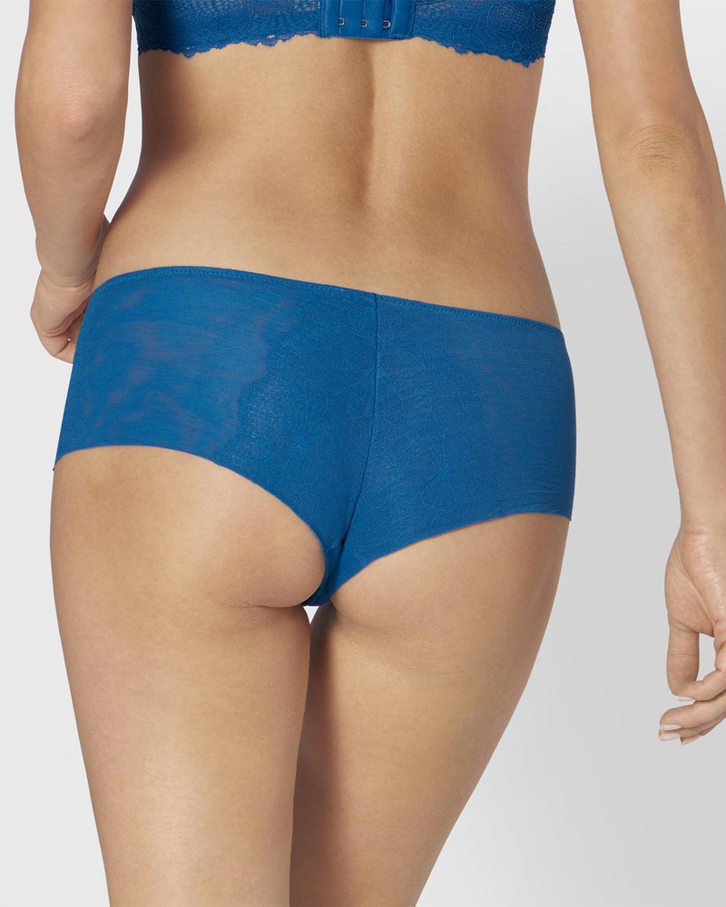Lace Spotlight Bandeau Brief 10194027 majtki figi damskie niebieskie