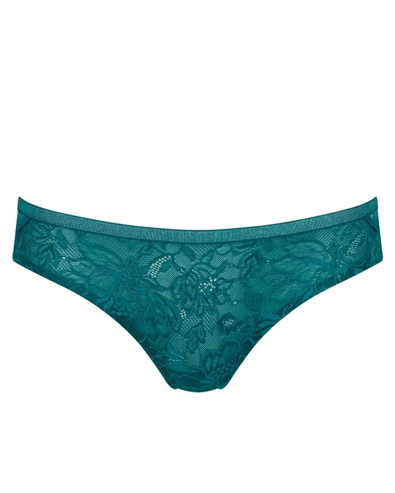 Majtki brazyliany Amourette Charm Brazilian01 Triumph 10205567 - morski zielony