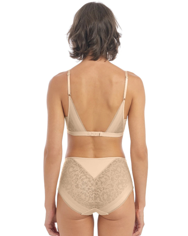 Gloire figi z wysokim stanem - beżowe/cieliste