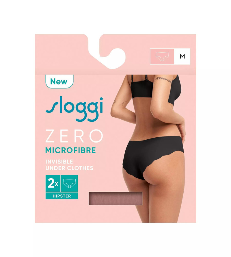 Sloggi majtki Zero Microfibre 2.0 Hipster 2P - 2 pary