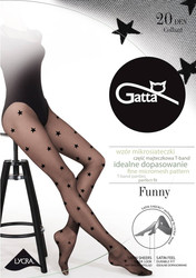 Rajstopy Funny Wz.06 20 Den - nero