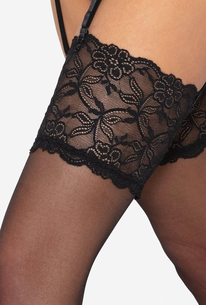 Pończochy Venus Do Paska - golden