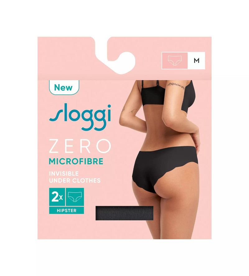 Sloggi majtki Zero Microfibre 2.0 Hipster 2P - 2 pary