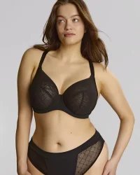 Muse biustonosz plunge - czarny - Sculptresse