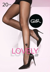 Rajstopy Lovely Wz.07 20 Den - nero