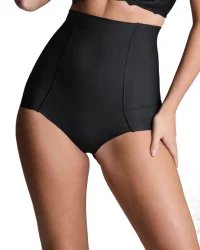Wacoal – majtki modelujące z wysokim stanem Flawless – czarne