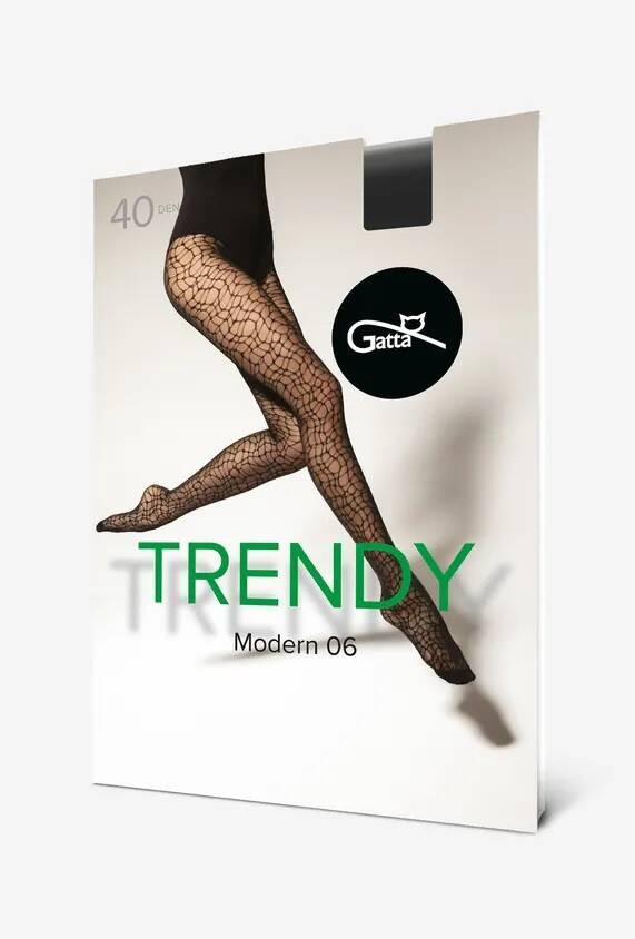 Rajstopy Modern W.06 40 Den - nero