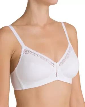 Biustonosz bezfiszbinowy Cotton Beauty N Triumph 10094814 - biały