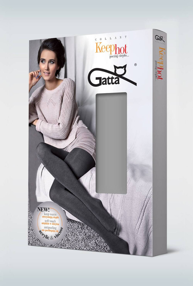 Rajstopy Keep Hot 3D - grafit