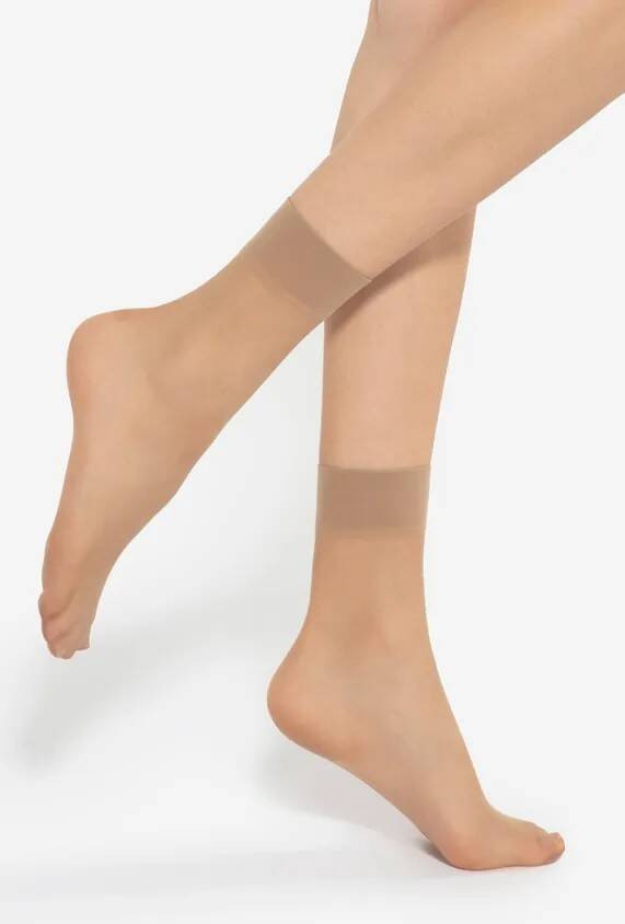 Skarpetki Lar Lycra 15 Den - natural