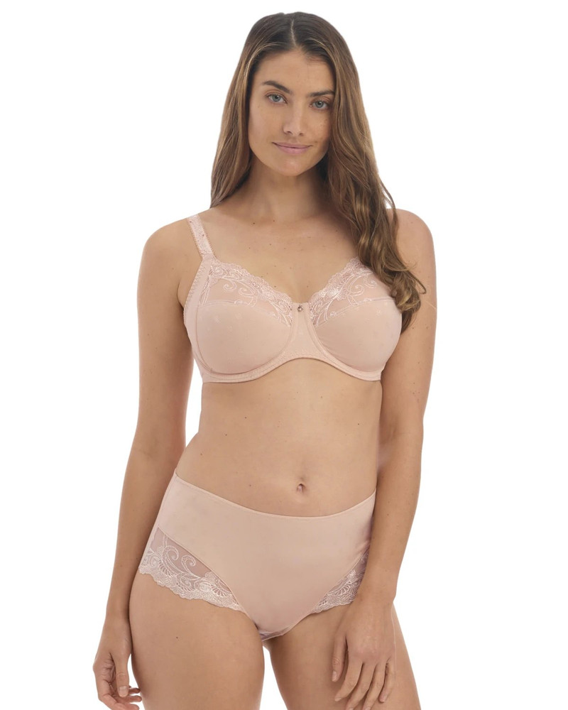 Jocelyn figi z wysokim stanem - beżowe/cieliste
