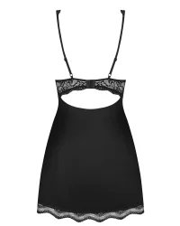 Komplet Luvae babydoll i stringi - czarne - Obsessive