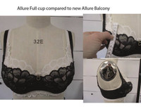 Allure biustonosz balkonetka – czarny