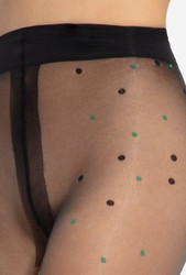 Rajstopy Dotsy W.15 20 Den Sale - nero/green