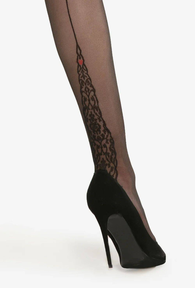 Rajstopy Ars Amandi Astrea W.02 - nero/red