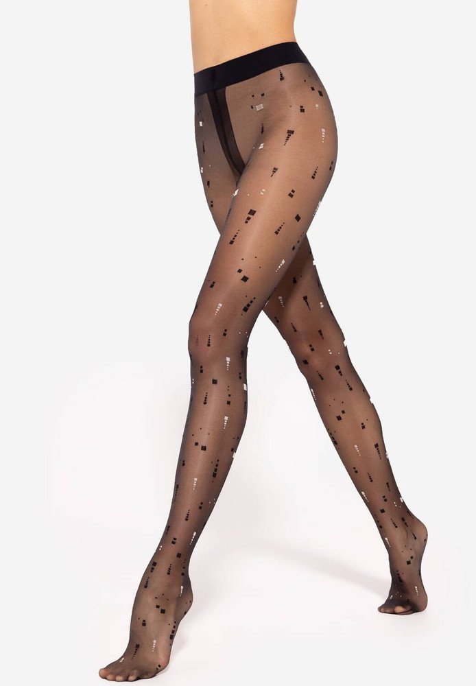 Rajstopy Pixi Wz.01 20 Den - nero-beige