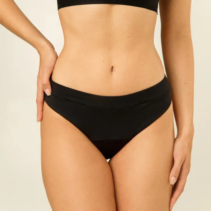 Majtki menstruacyjne Active Bikini - czarne