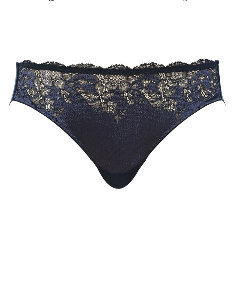 Lace Affair figi - czarne/grafitowe